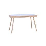 RETH Study Desk 120cm - Natural & White gallery detail image