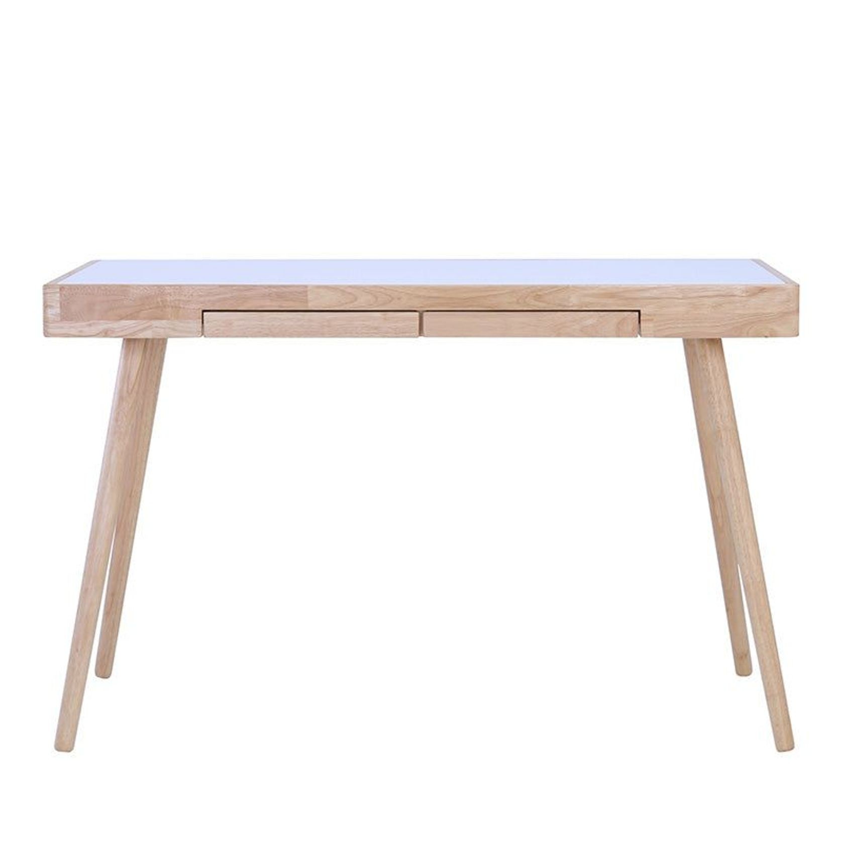 RETH Study Desk 120cm - Natural & White gallery detail image