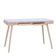 RETH Study Desk 120cm - Natural & White gallery detail image