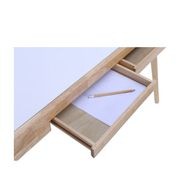 RETH Study Desk 120cm - Natural & White gallery detail image