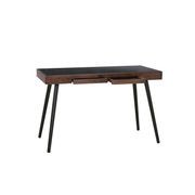 RETH Study Desk 120cm - Walnut & Black gallery detail image