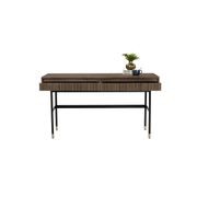 HAMILTON Study Desk Solid Acacia Wood 140cm - Toffee gallery detail image
