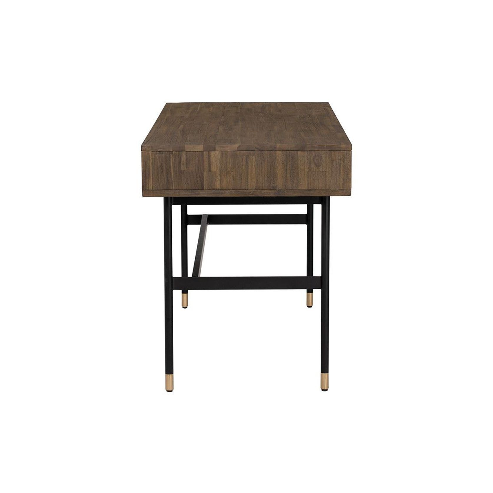 HAMILTON Study Desk Solid Acacia Wood 140cm - Toffee gallery detail image