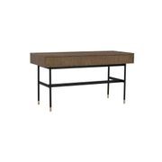 HAMILTON Study Desk Solid Acacia Wood 140cm - Toffee gallery detail image