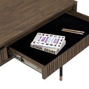 HAMILTON Study Desk Solid Acacia Wood 140cm - Toffee gallery detail image