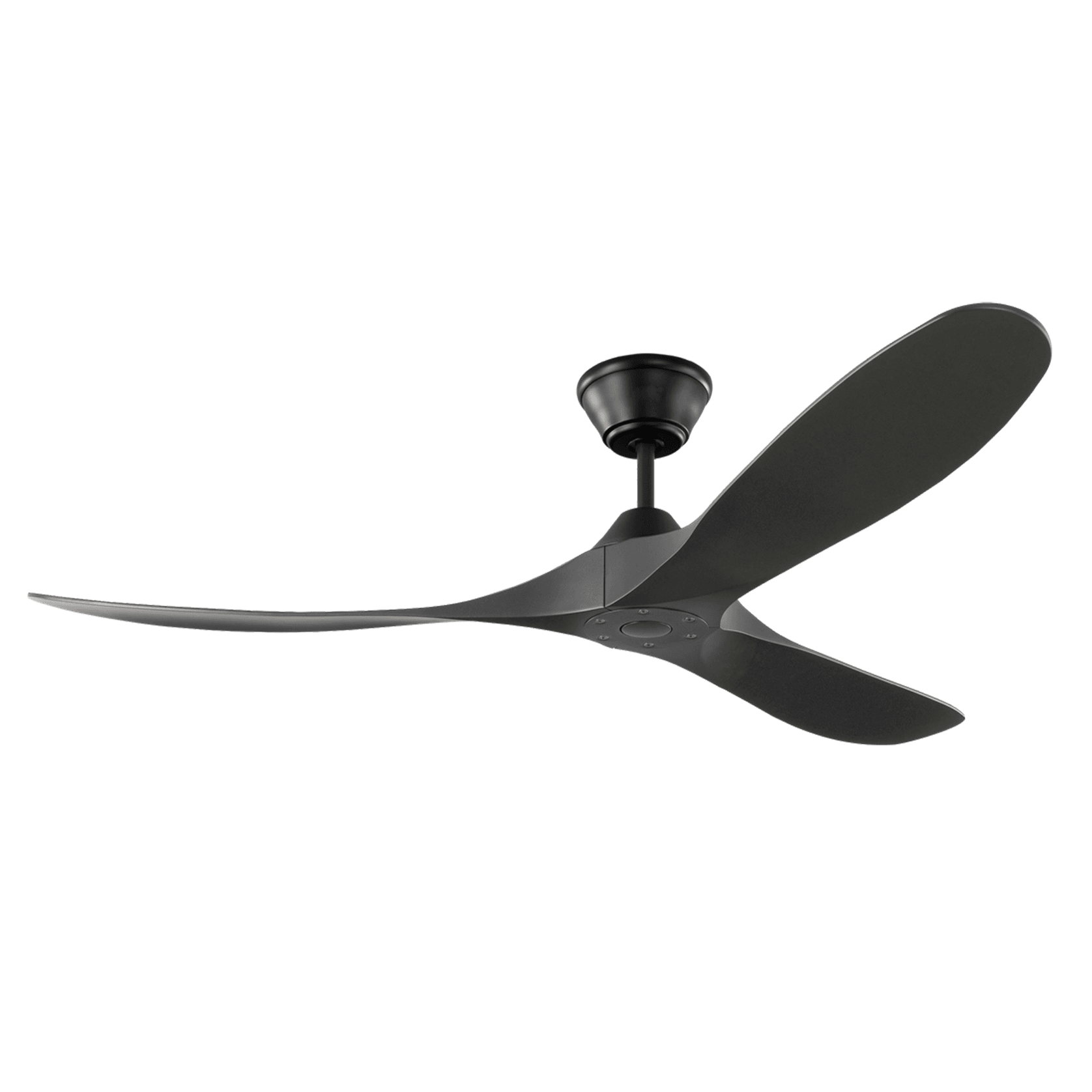 Milano Ceiling Fan Zest Black With Black Blade gallery detail image
