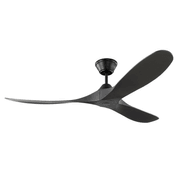Milano Ceiling Fan Zest Black With Black Blade gallery detail image