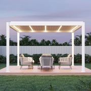 Caribbean Motorised Freestanding Louvre Roof Aluminium Pergola gallery detail image