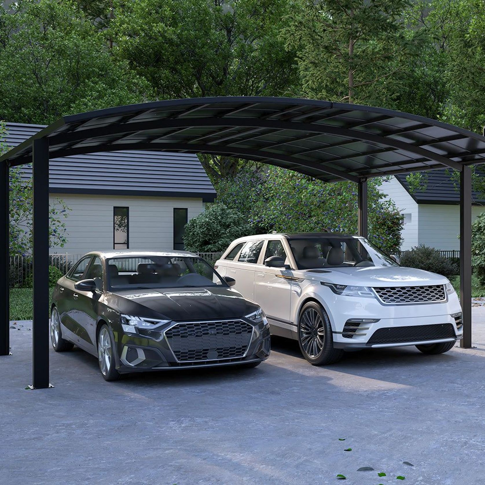 Two Car Double Carport-560x 550 x 316cm gallery detail image