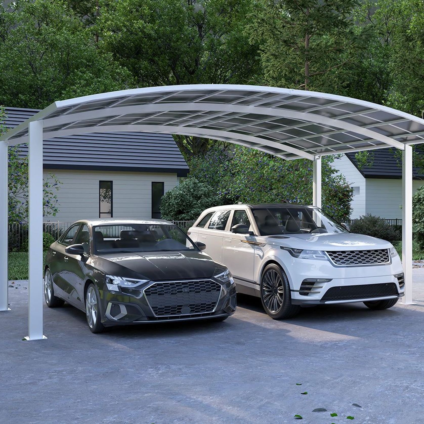 Two Car Double Carport-560x 550 x 316cm gallery detail image