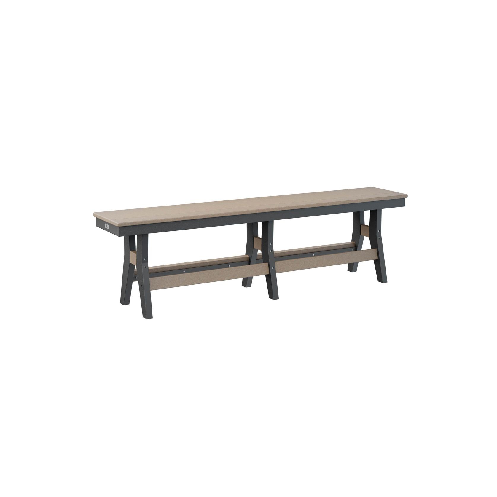 Harbor 66" Outdoor Dining Bench gallery detail image