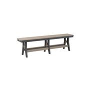 Harbor 66" Outdoor Dining Bench gallery detail image