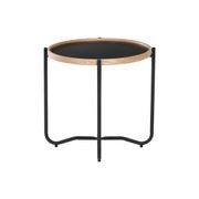 TANIX Side Table - Round - Black gallery detail image