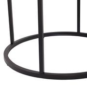 BRADFORD Side Table 45cm - Natural & Black gallery detail image