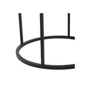 BRADFORD Side Table 45cm - Natural & Black gallery detail image