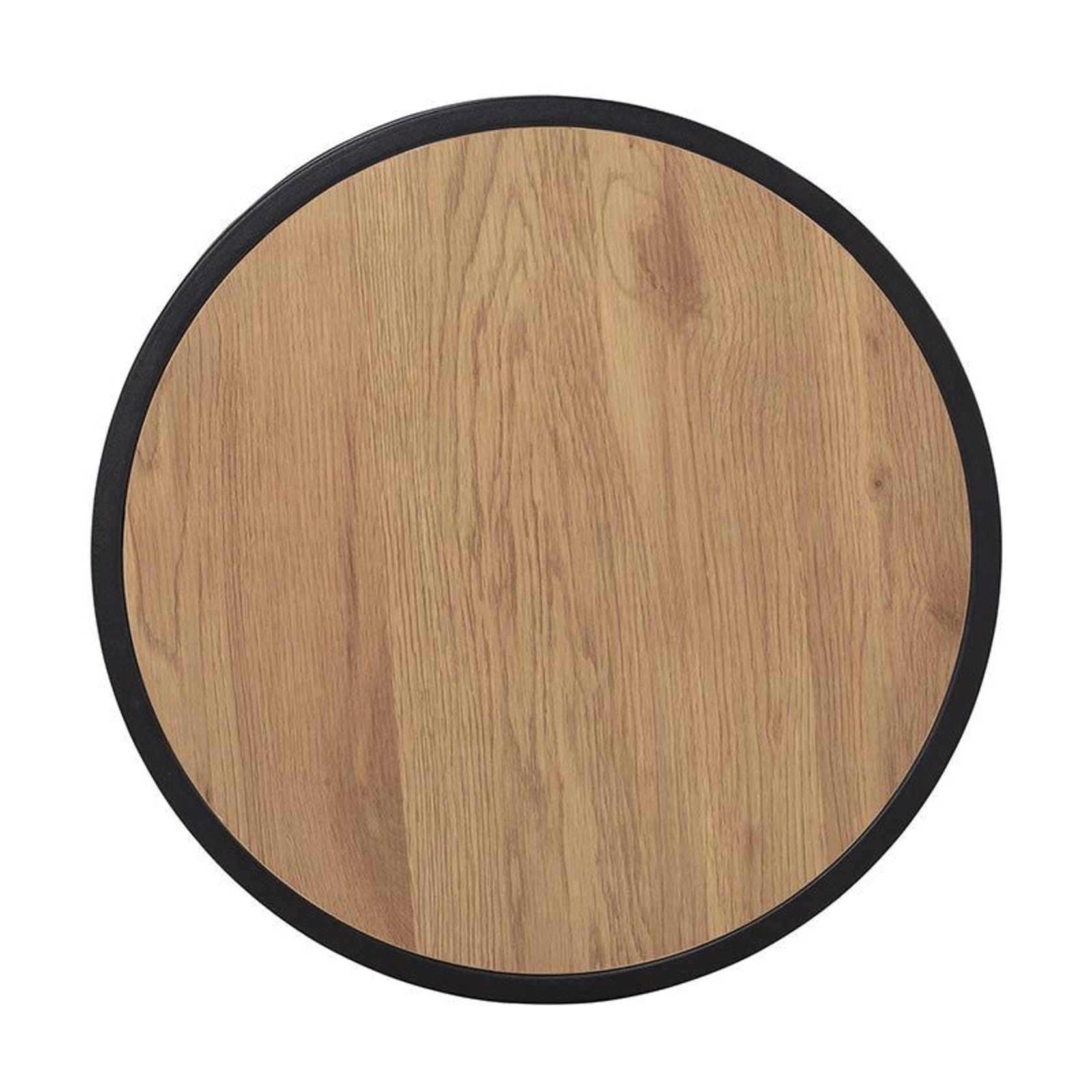 BRADFORD Side Table 45cm - Natural & Black gallery detail image