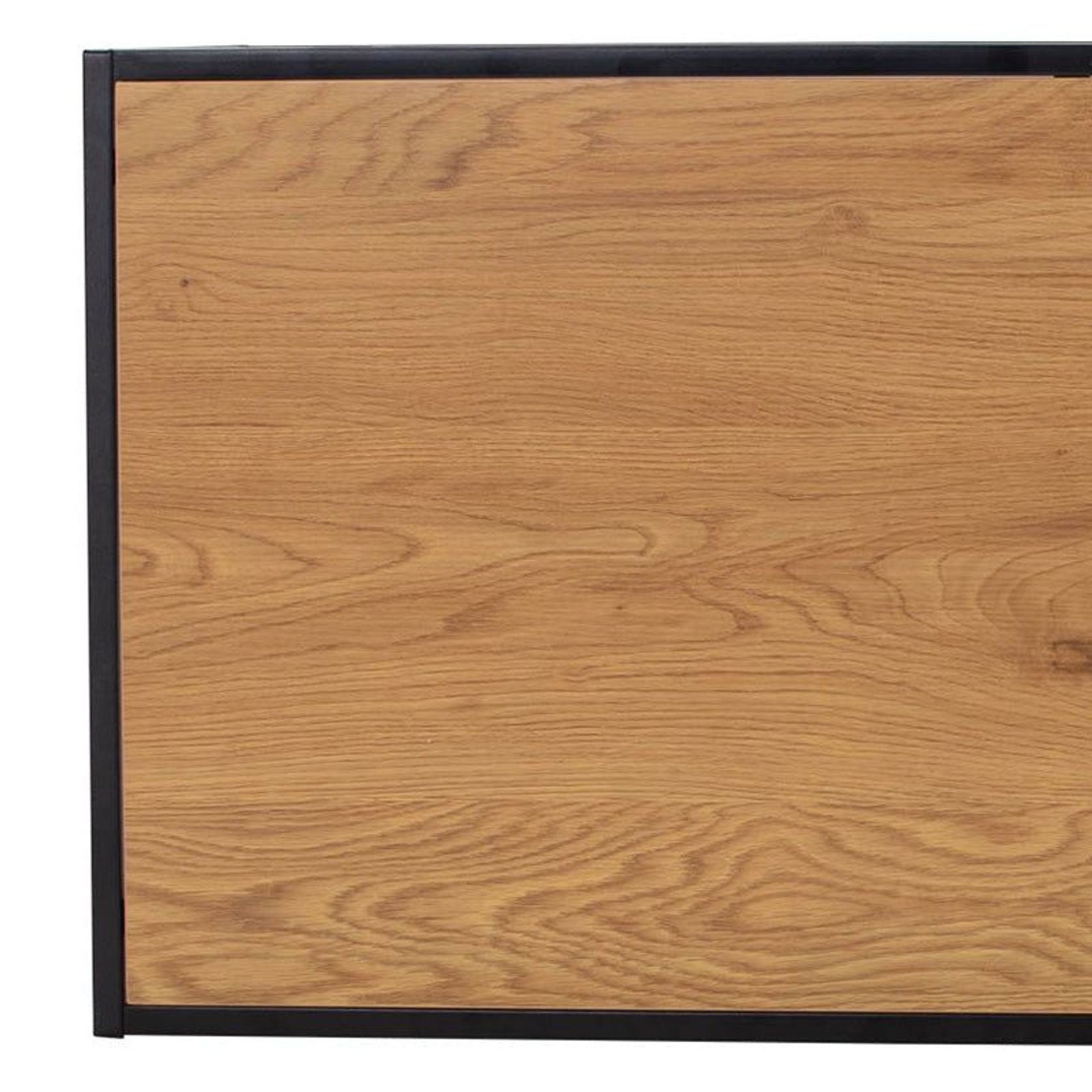 BRADFORD Coffee Table 100cm - Natural & Black gallery detail image