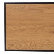BRADFORD Coffee Table 100cm - Natural & Black gallery detail image