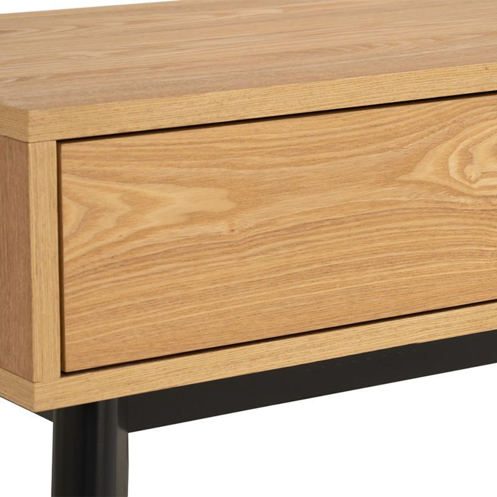 CASTOR Coffee Table 100cm - Natural, Navy Blue & Black gallery detail image