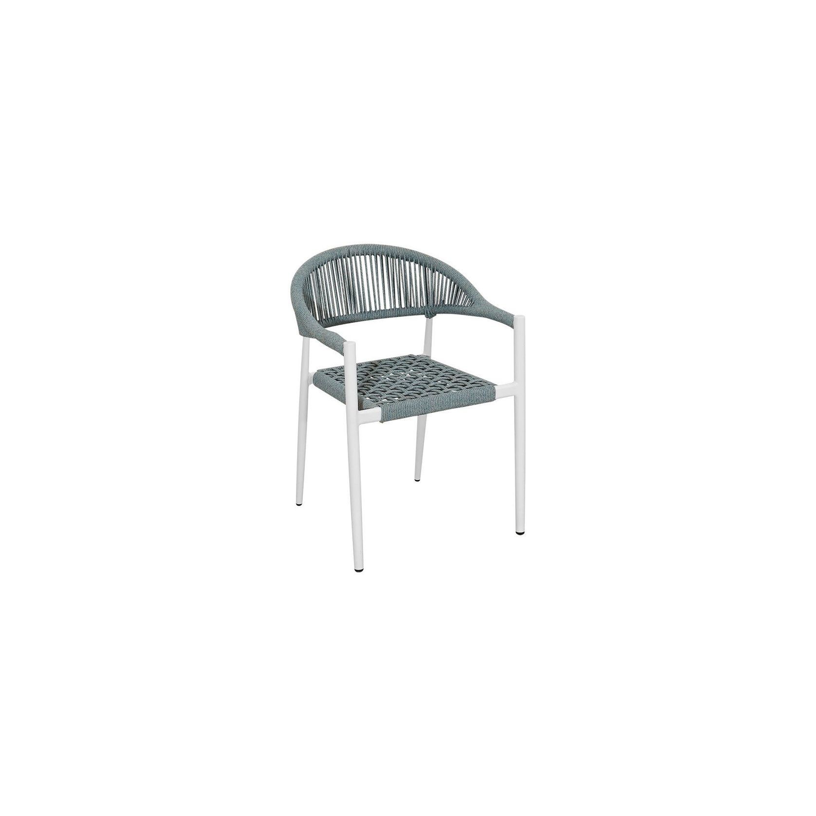 Magpie Aluminium And Rattan Dining Chair gallery detail image