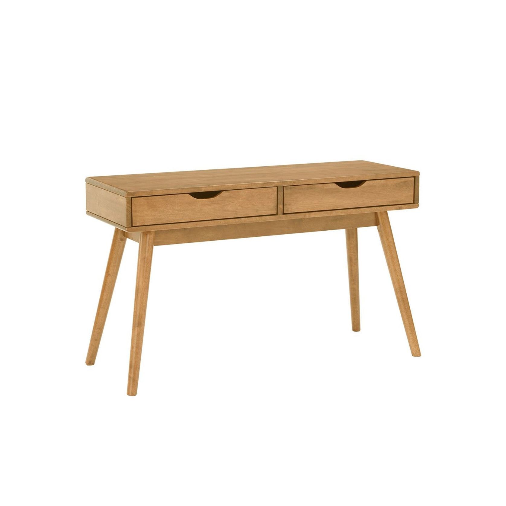 LAMAR Console Table with 2 Drawers 122cm - Natural gallery detail image