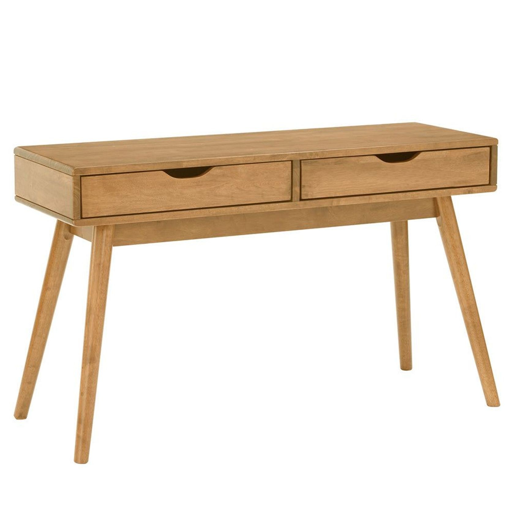 LAMAR Console Table with 2 Drawers 122cm - Natural gallery detail image