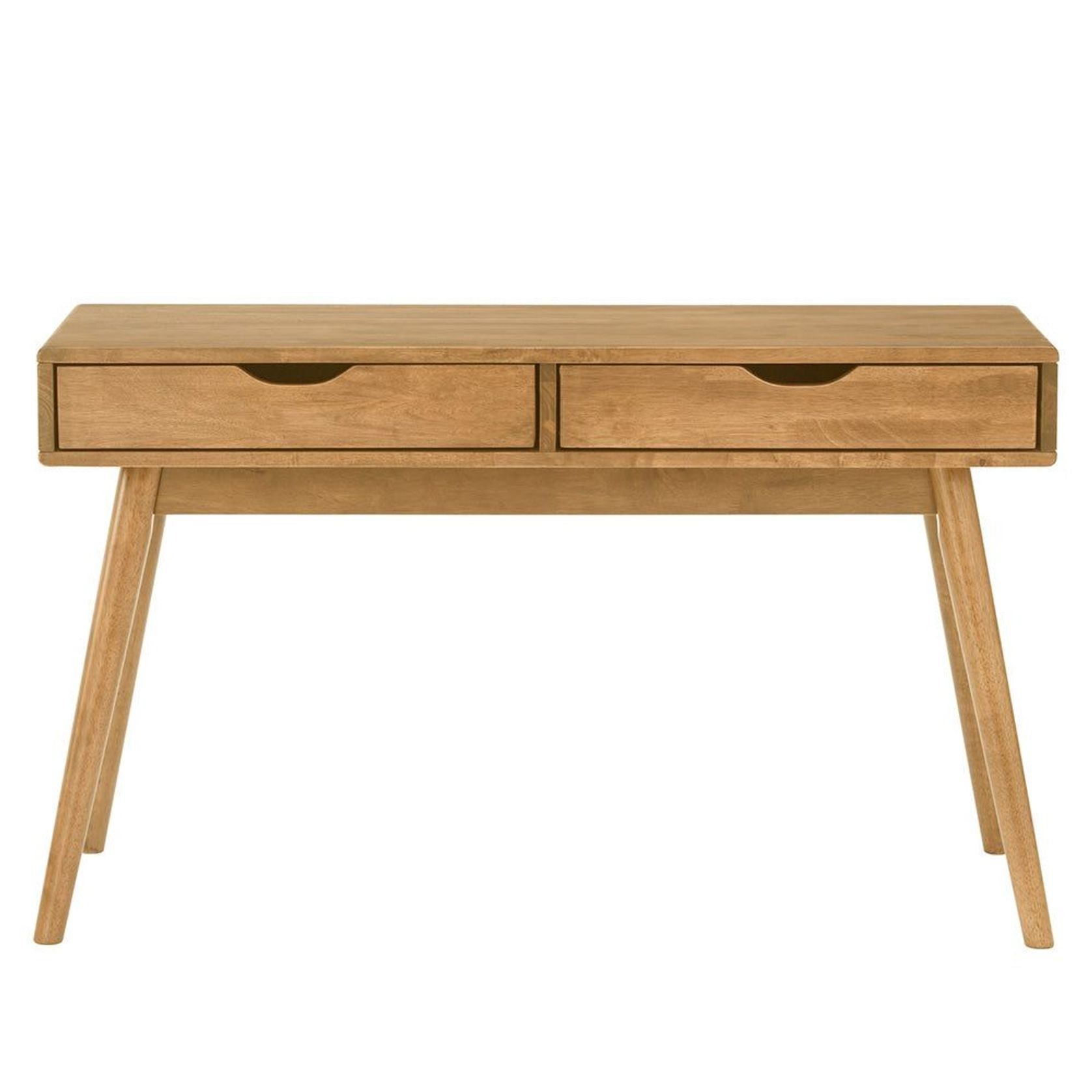 LAMAR Console Table with 2 Drawers 122cm - Natural gallery detail image