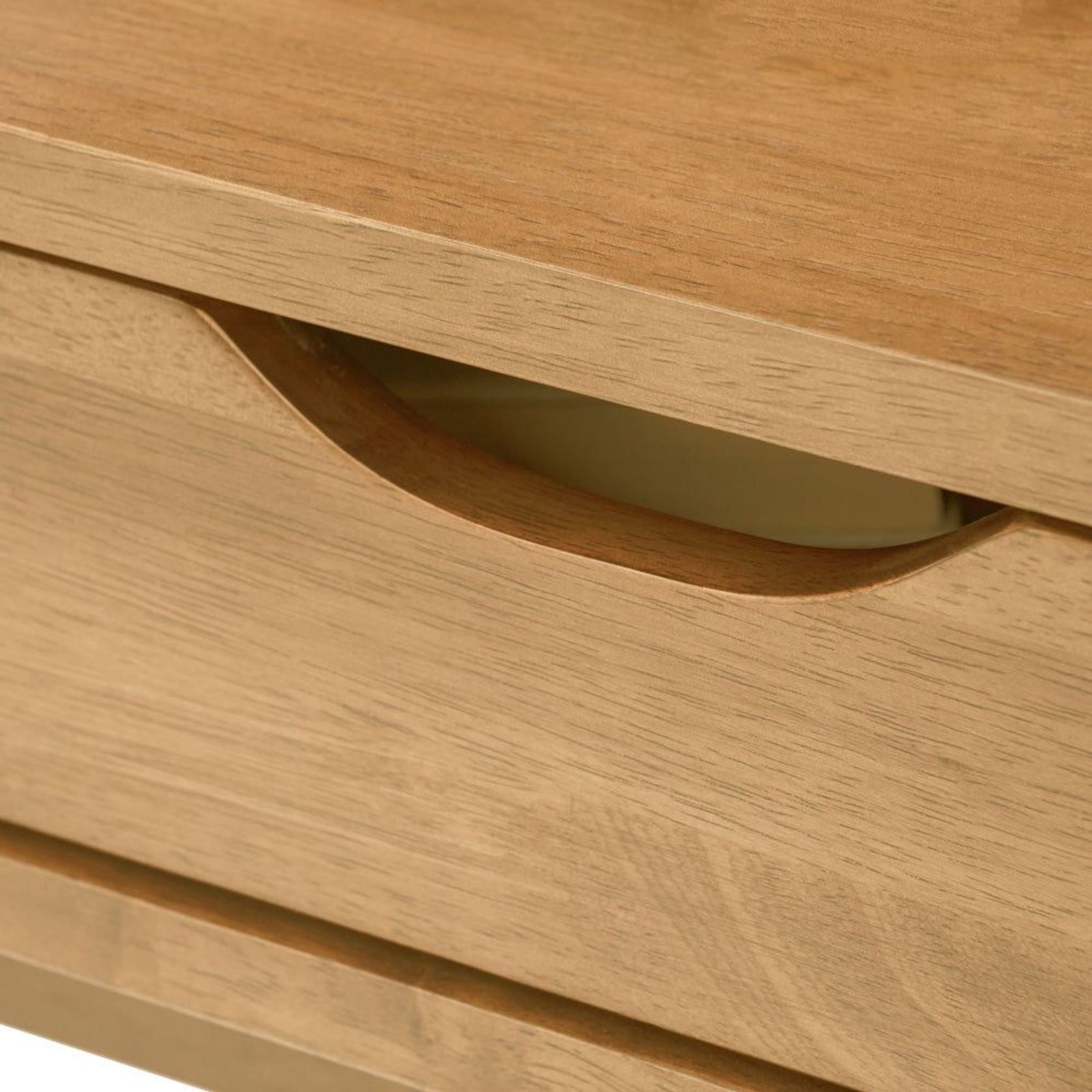 LAMAR Console Table with 2 Drawers 122cm - Natural gallery detail image