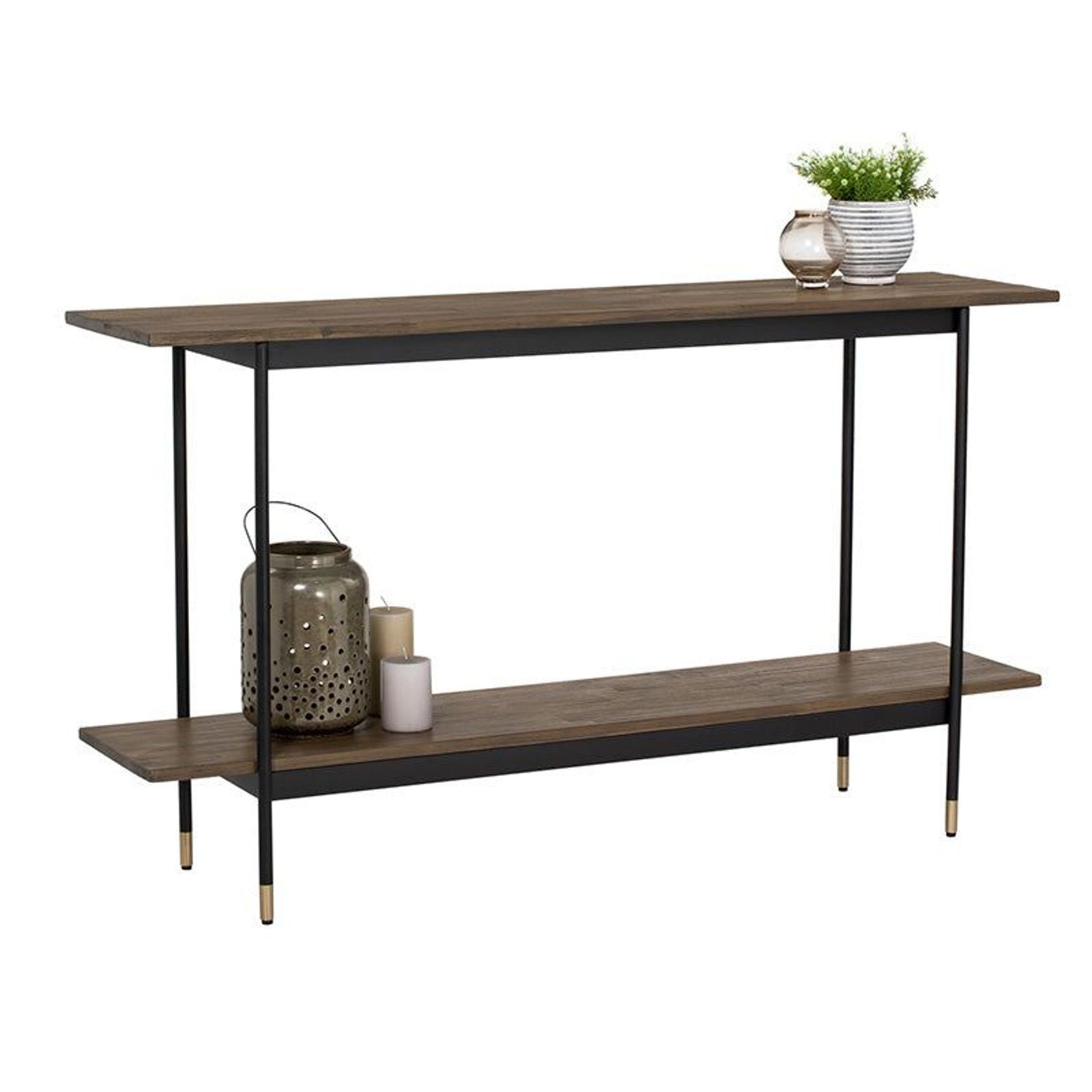 HAMILTON Console Table Solid Acacia Wood 140cm - Toffee gallery detail image