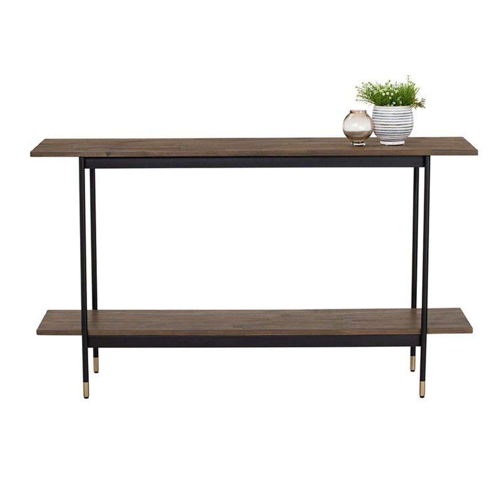 HAMILTON Console Table Solid Acacia Wood 140cm - Toffee gallery detail image