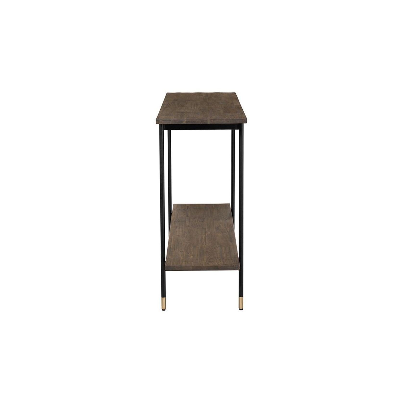 HAMILTON Console Table Solid Acacia Wood 140cm - Toffee gallery detail image