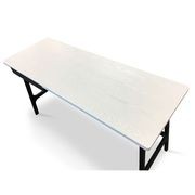 MOREY Study Desk - White & Black gallery detail image