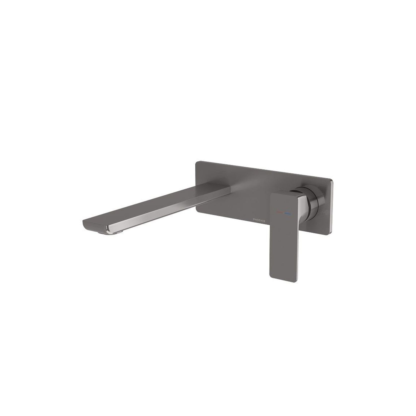 Phoenix Gloss MKII SwitchMix Wall Basin / Bath Mixer Set 200mm - Brushed Carbon gallery detail image