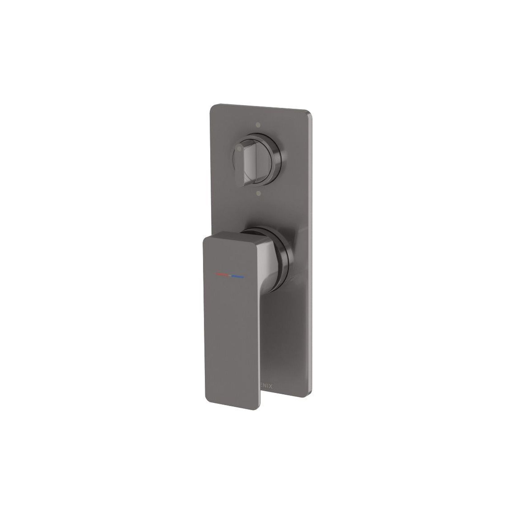 Phoenix Gloss MKII SwitchMix Shower / Bath Diverter - Brushed Carbon gallery detail image