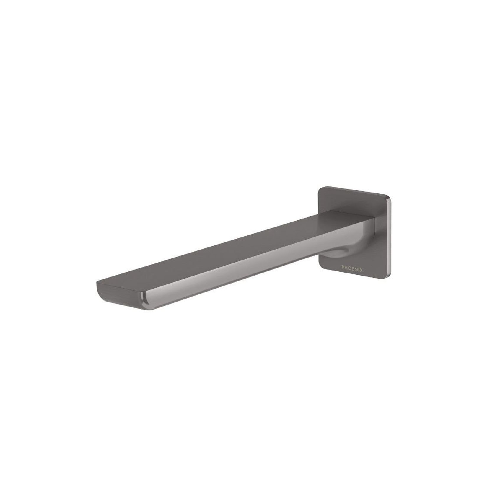 Phoenix Gloss MKII Wall Basin / Bath Outlet 200mm - Brushed Carbon gallery detail image