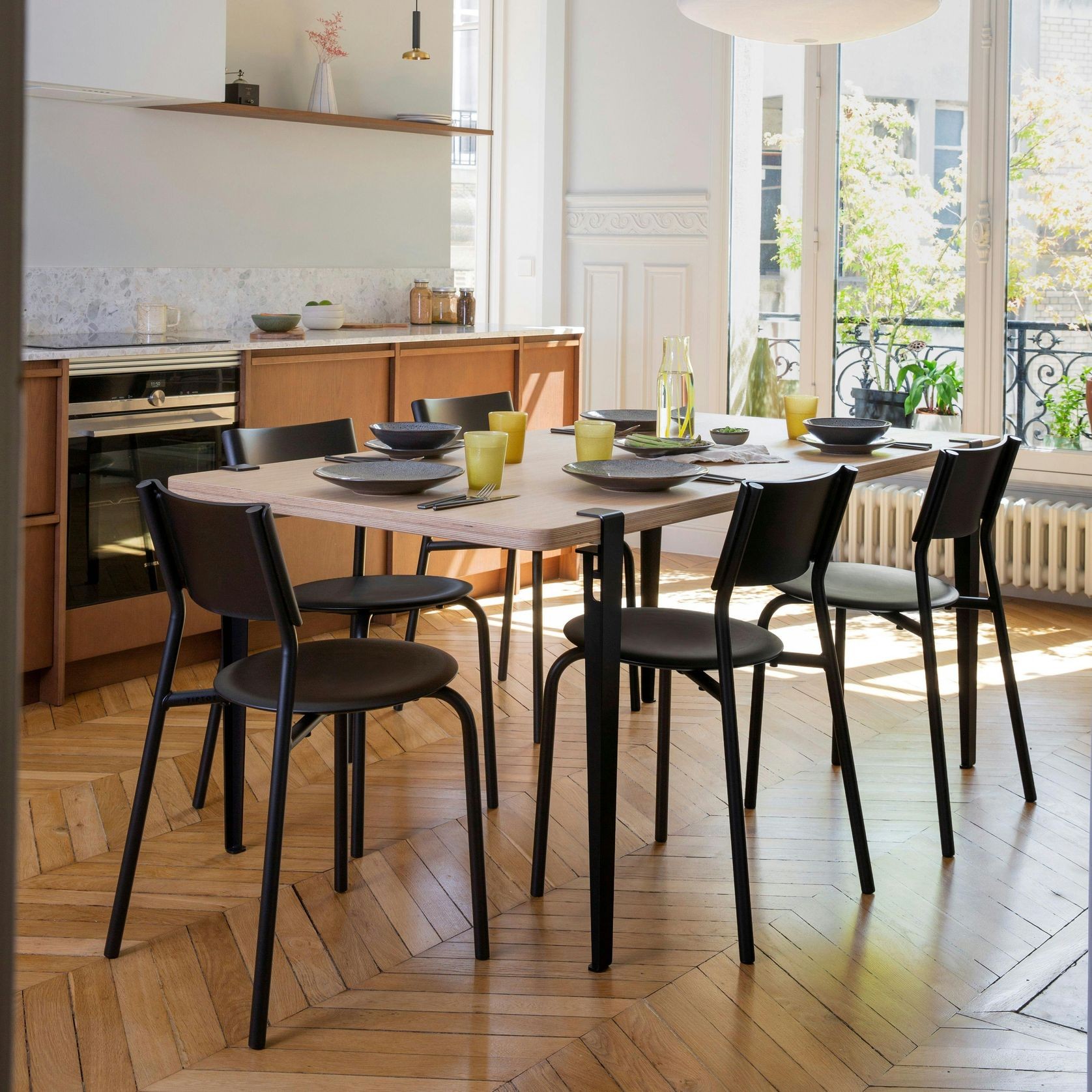 Tiptoe Dining Table  - Oak gallery detail image