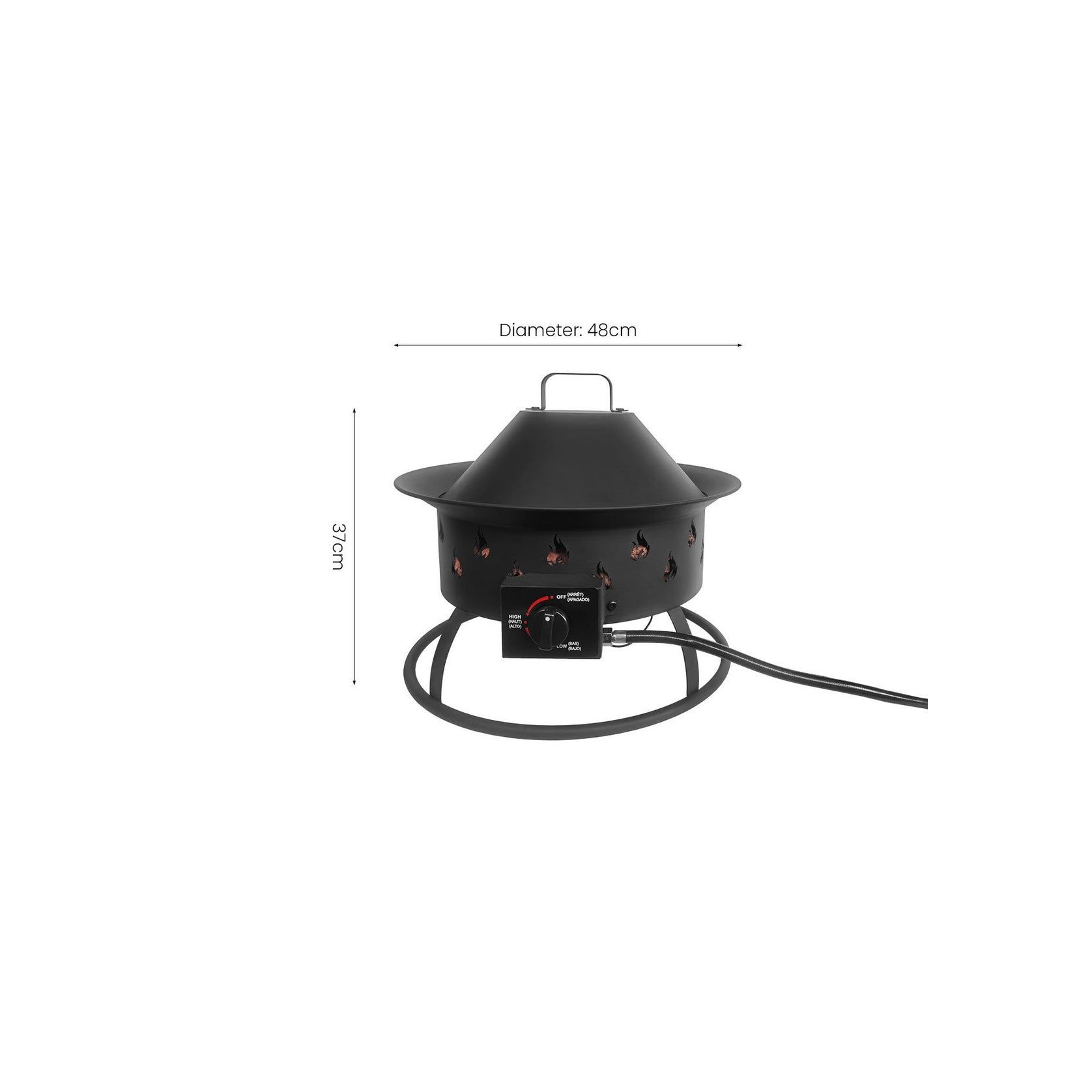 Portable Outdoor Gas Fire Pit gallery detail image