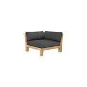 Newport Teak Outdoor Sofa With Ottoman- 4 Seat gallery detail image