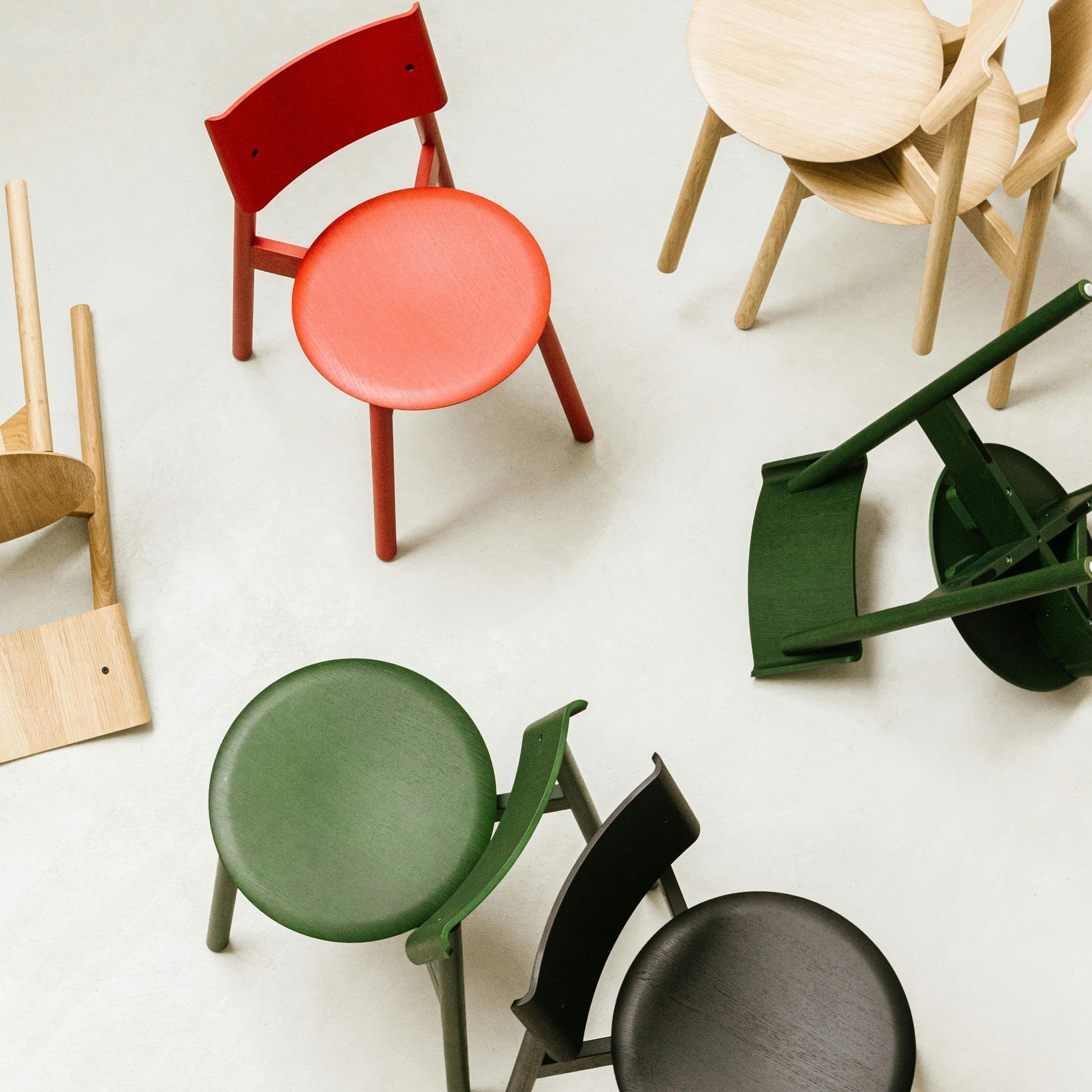 SSD Chair - Full Oak Wood gallery detail image