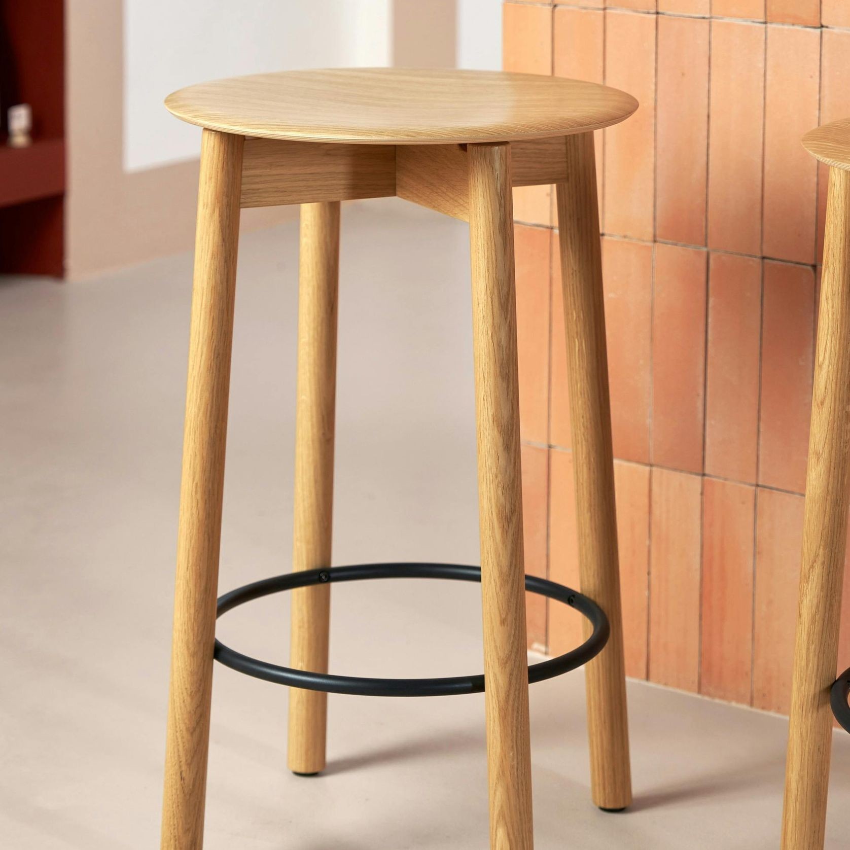 Tiptoe SSD Counter Stool 65cm - Full Oak Wood gallery detail image