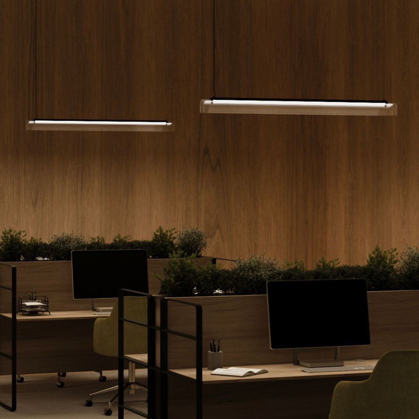 Edge Linear Pendant Light gallery detail image