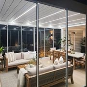 Tasman Freestanding Pergola Frame Glass Sliding Door gallery detail image