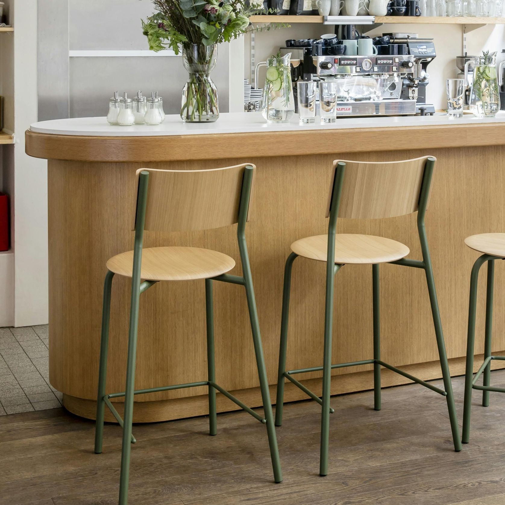 SSD Bar Chair - Oak gallery detail image