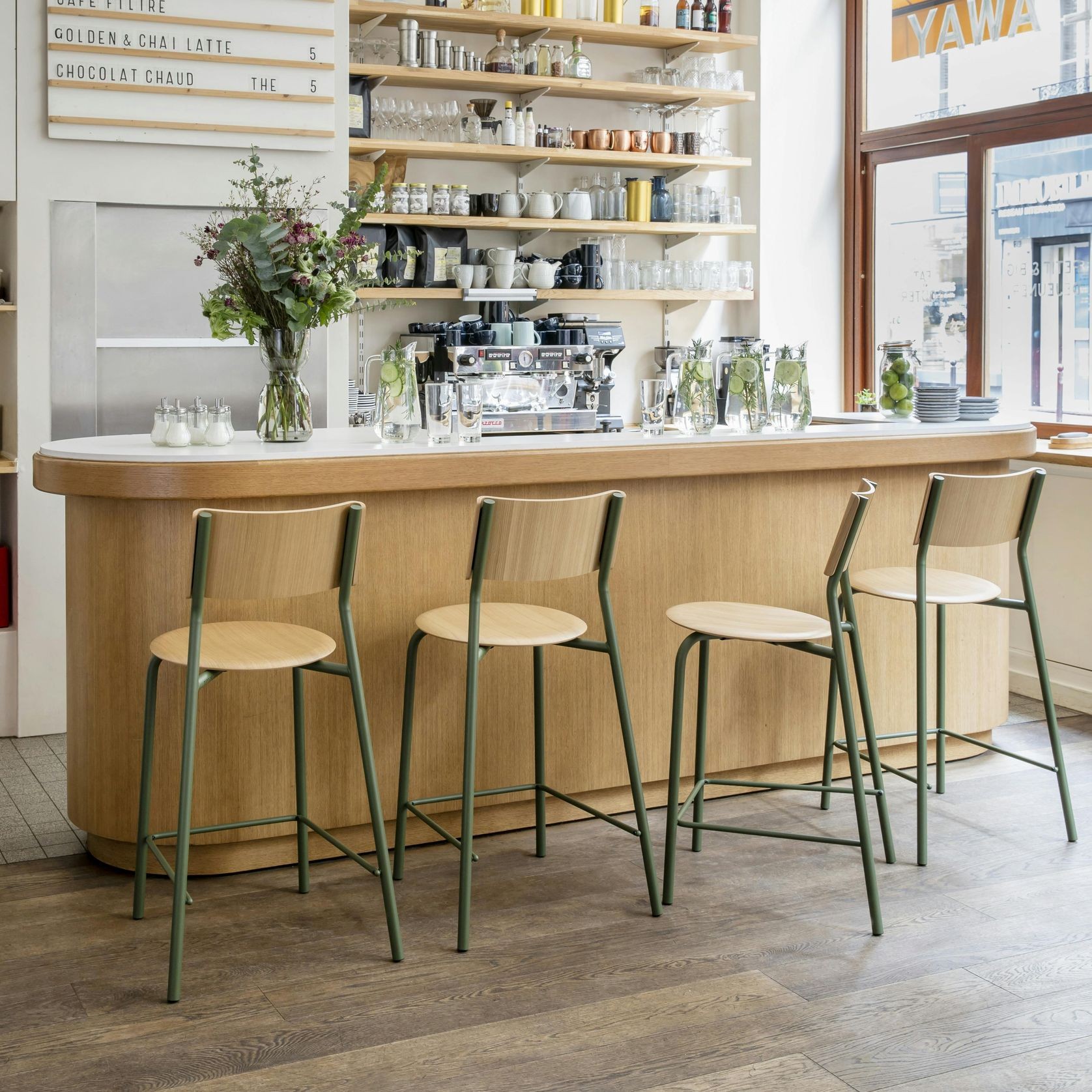 SSD Bar Chair - Oak gallery detail image