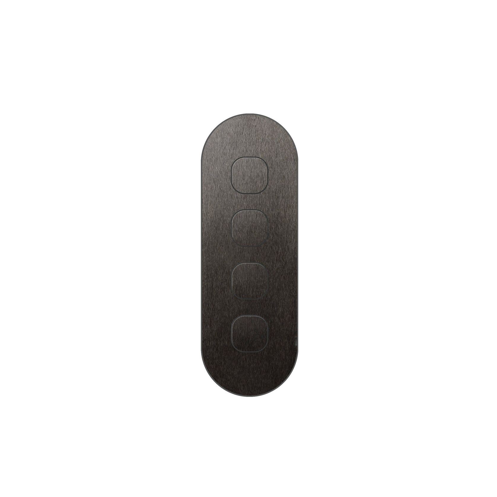 13 Carbon 4 Gang Switch Grid Faceplate gallery detail image