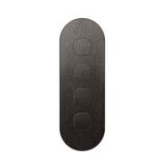 13 Carbon 4 Gang Switch Grid Faceplate gallery detail image
