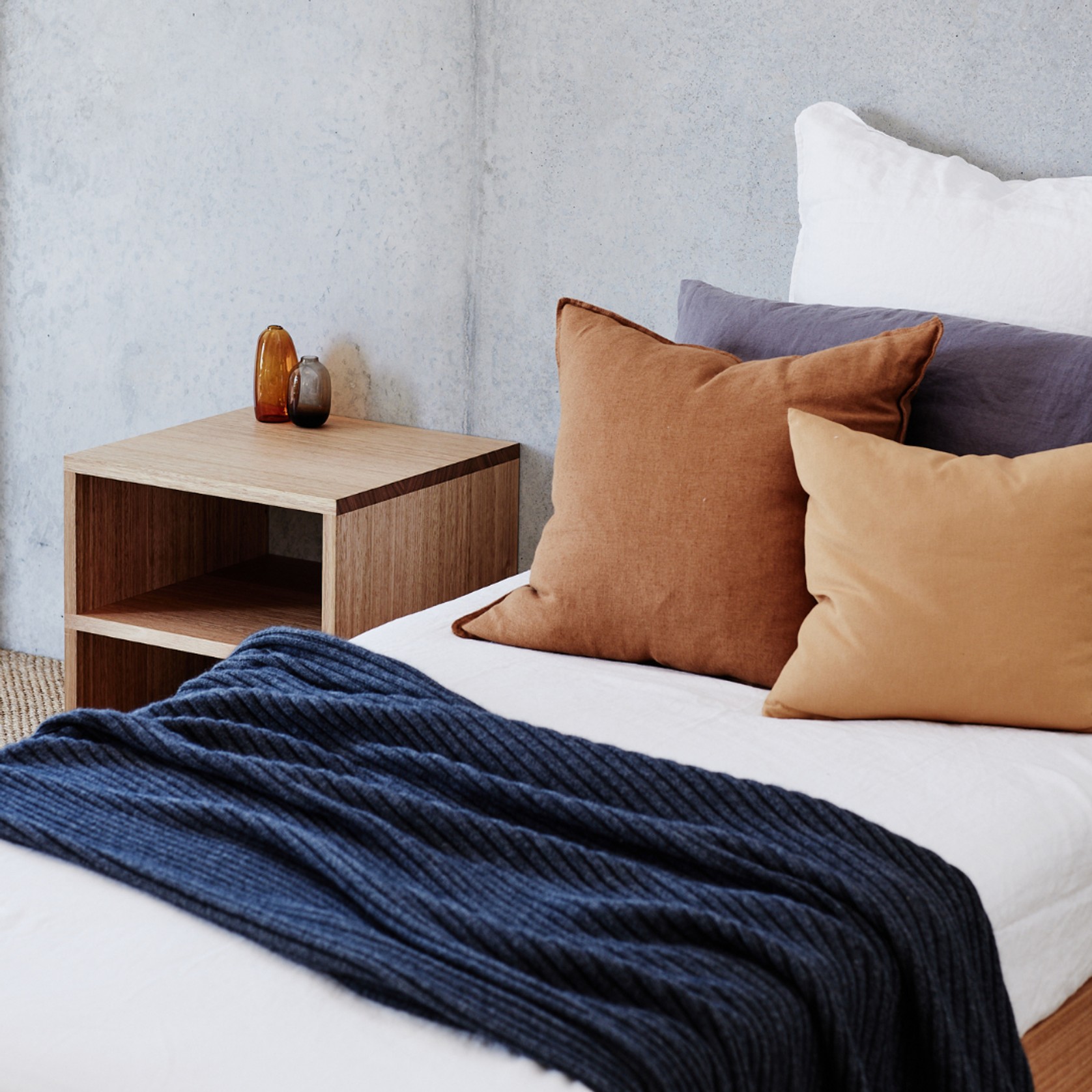 Huey Low Rider Timber Bedside Table gallery detail image