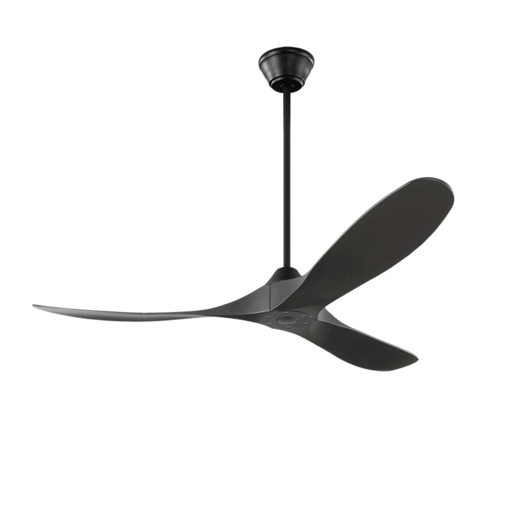 Milano Ceiling Fan Zest Black With Black Blade gallery detail image