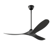 Milano Ceiling Fan Zest Black With Black Blade gallery detail image