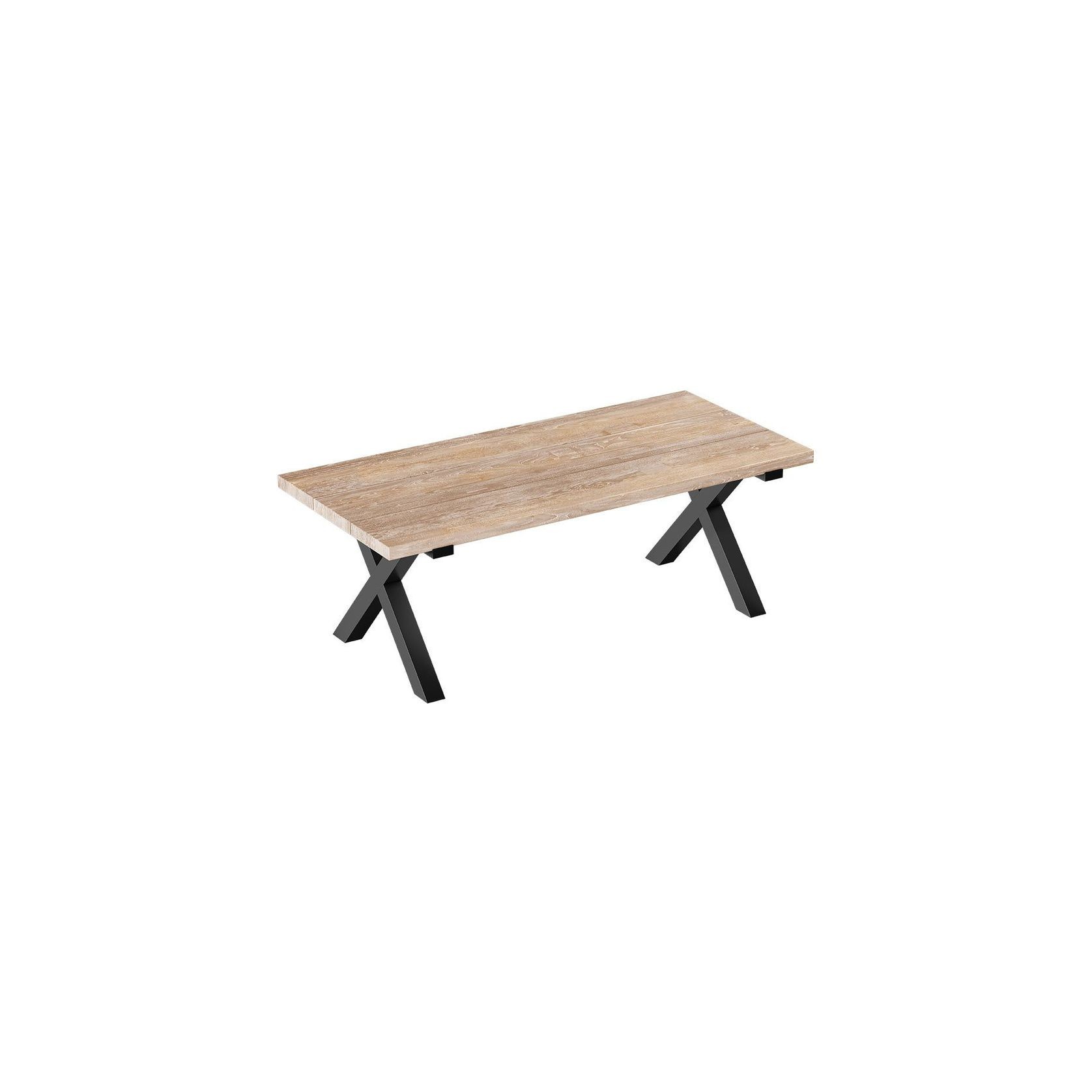 Fortico X-leg Teak Table 220cm gallery detail image